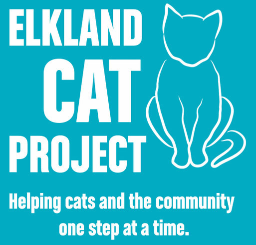 Elkland Cat Project shirt design - zoomed