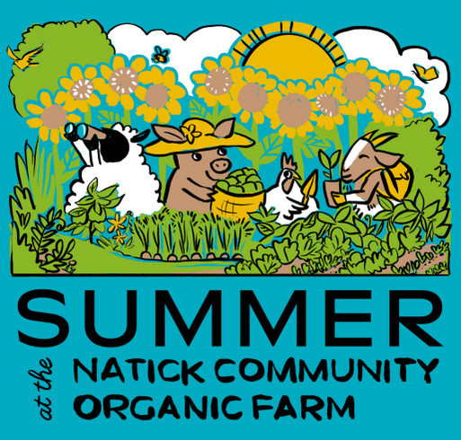 Summer 2025 at the Natick Farm shirt design - zoomed