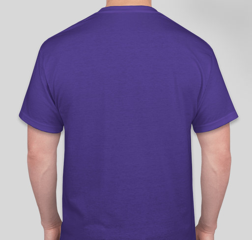 Color It Purple! Fundraiser - unisex shirt design - back