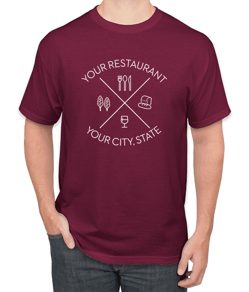 Restaurant X logo template