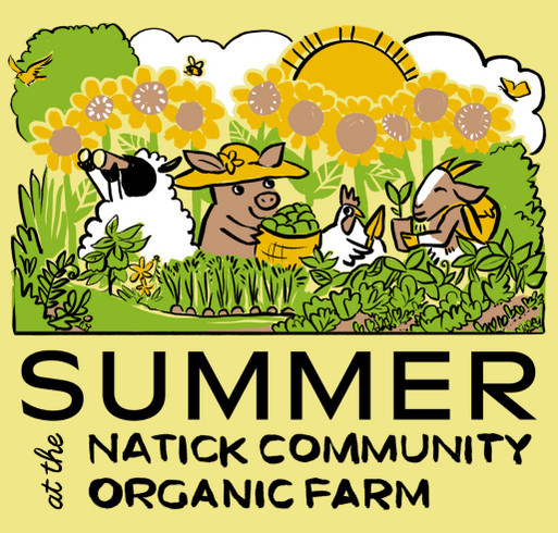 Summer 2025 at the Natick Farm shirt design - zoomed