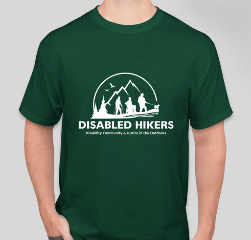 Disabled Hikers Elevate Access T-Shirt Drive Fundraiser - unisex shirt design - front