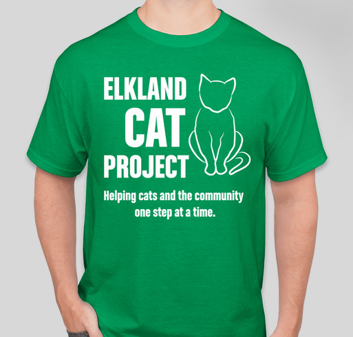 Elkland Cat Project Fundraiser - unisex shirt design - front