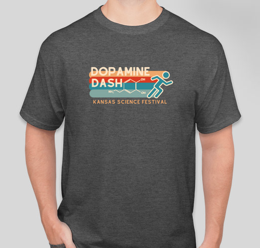 Dopamine Dash 2023 Fundraiser - unisex shirt design - front