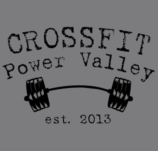 CrossFit Power Valley WAHS and SAHS Athletic Program Donation shirt design - zoomed