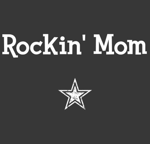 DSDN Rockin' Mom Apparel - 2017 spring shirt design - zoomed