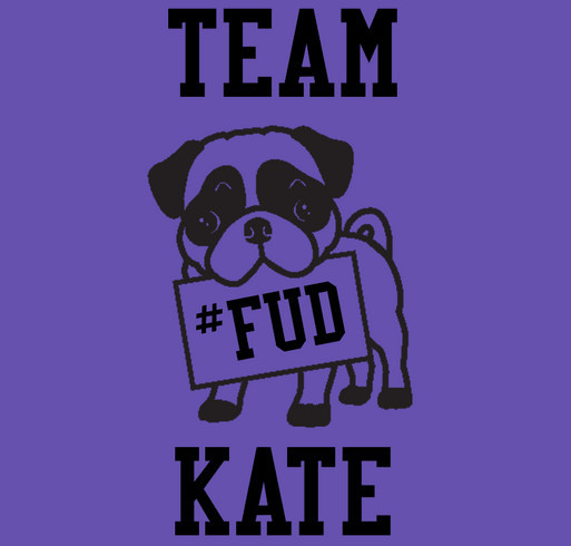 Team Kate shirt design - zoomed