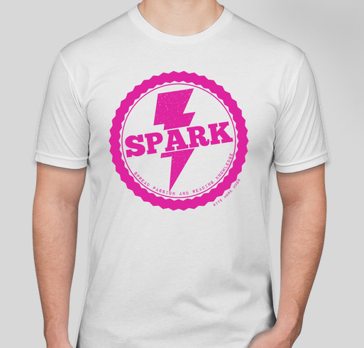 SPARK Campaign to Spread Passion and Reading Knowledge to kids in the United States and Caribbean Fundraiser - unisex shirt design - front