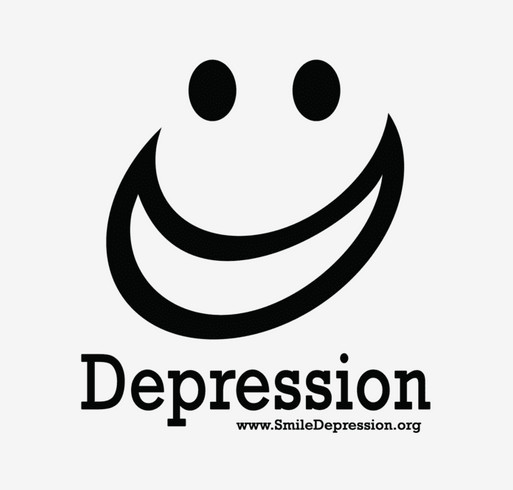 Smile Depression Campaign shirt design - zoomed