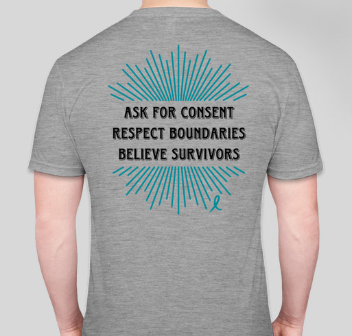 Your Voice Has Power Shirt Fundraiser - unisex shirt design - back