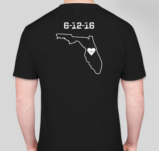 Orlando Strong Fundraiser - unisex shirt design - back