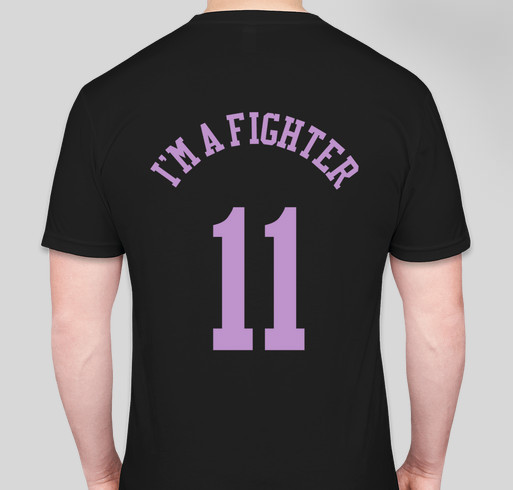 The Fighting Rose Fundraiser - unisex shirt design - back