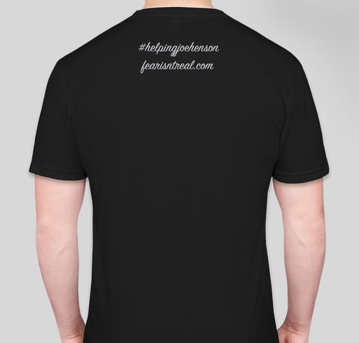 Helping Joe Henson Fundraiser - unisex shirt design - back