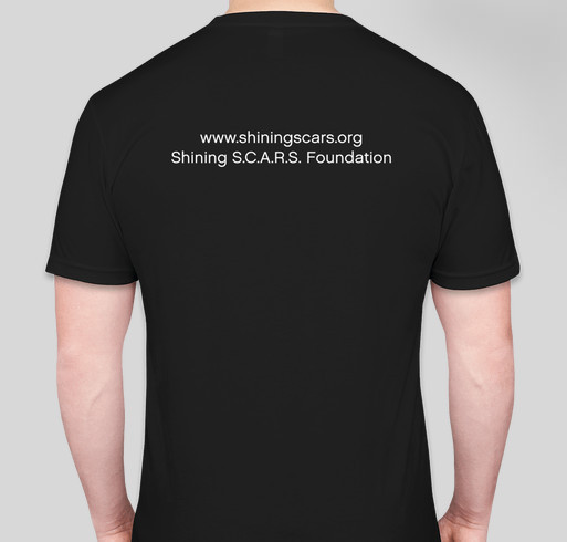 Shining Scars outreach and Miss WVOT 2014 competition ads & CMNH Fundraiser - unisex shirt design - back