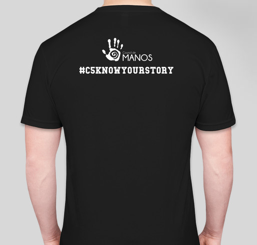 #C5KnowYourStory Fundraiser - unisex shirt design - back