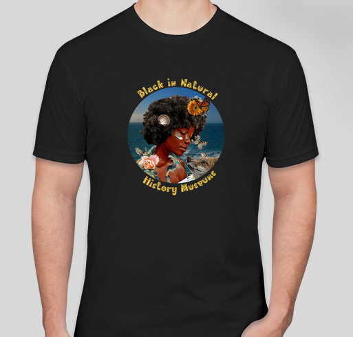 Black in Natural History Museums Fundraiser - unisex shirt design - front