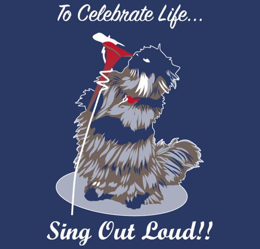 Angel's Sing out Loud Campaign shirt design - zoomed