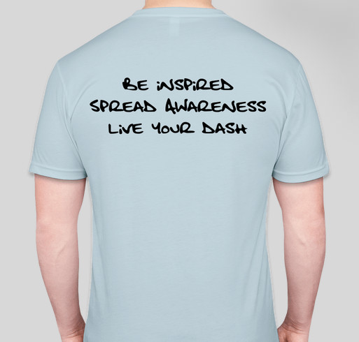 Get Ready to spread awareness of SMA while wearing these great t-shirts Fundraiser - unisex shirt design - back