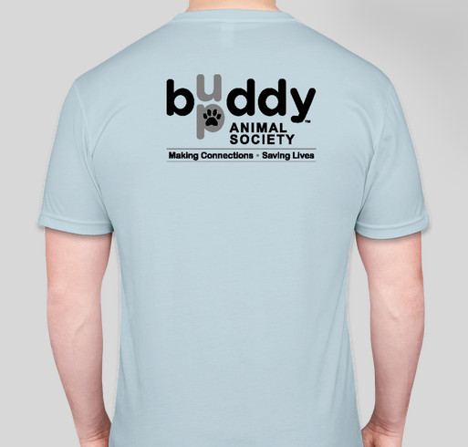 Kylie and Snowflake Buddy Up! Fundraiser - unisex shirt design - back