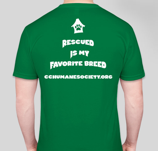 Cherokee Humane Society Fundraiser - unisex shirt design - back