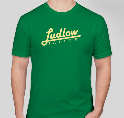 Retro Script Ludlow-Taylor Spirit Wear Fundraiser - unisex shirt design - front