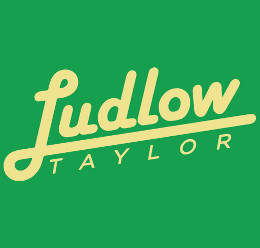Retro Script Ludlow-Taylor Spirit Wear shirt design - zoomed