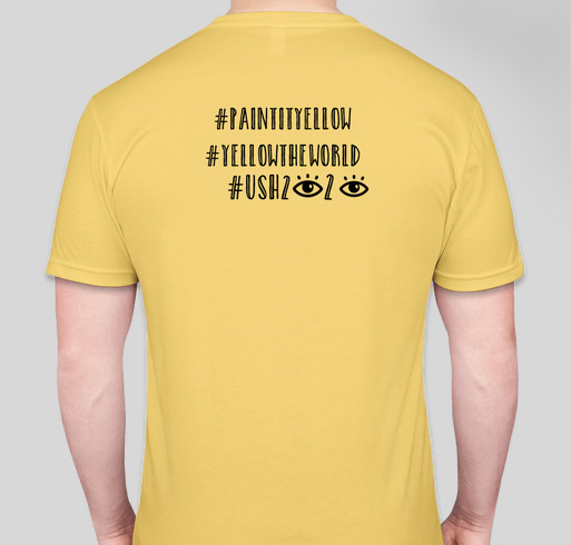 Paint it Yellow Fundraiser - unisex shirt design - back