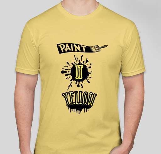 Paint it Yellow Fundraiser - unisex shirt design - small