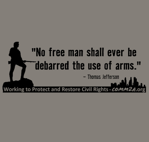 Restore and Protect Freedom - Comm2A shirt design - zoomed