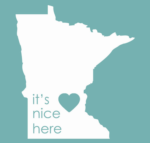 It's Nice Here shirt design - zoomed
