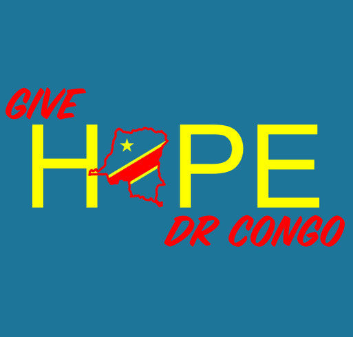 GIVE HOPE, DR CONGO shirt design - zoomed