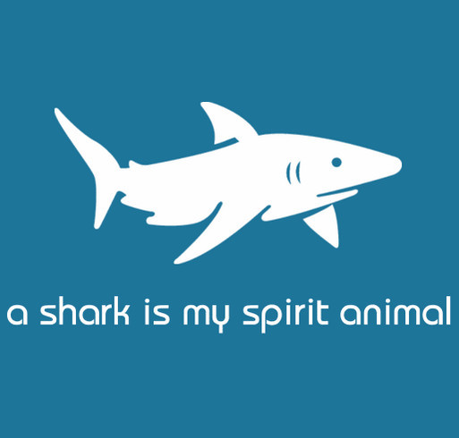 Show your love for sharks AND Team Muscle Makers! shirt design - zoomed