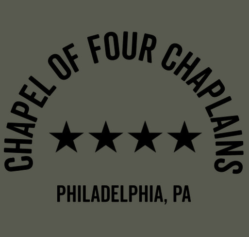 Friends of The Chapel of Four Chaplains shirt design - zoomed