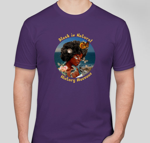 Black in Natural History Museums Fundraiser - unisex shirt design - front