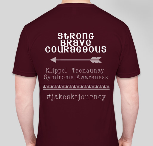 T-shirts for Jake Fundraiser - unisex shirt design - back