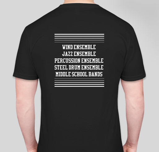 2022 LPA Band Fundraiser - unisex shirt design - back