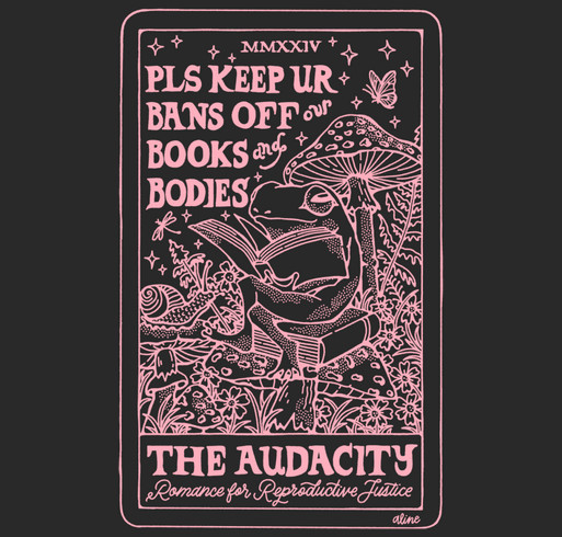 Romance for Reproductive Justice 2024 shirt design - zoomed