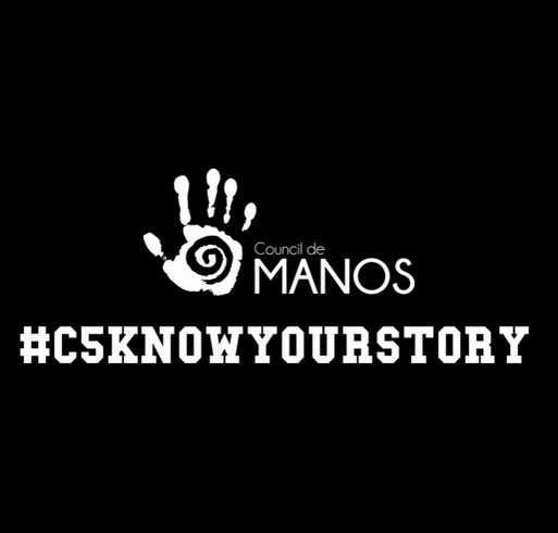 #C5KnowYourStory shirt design - zoomed