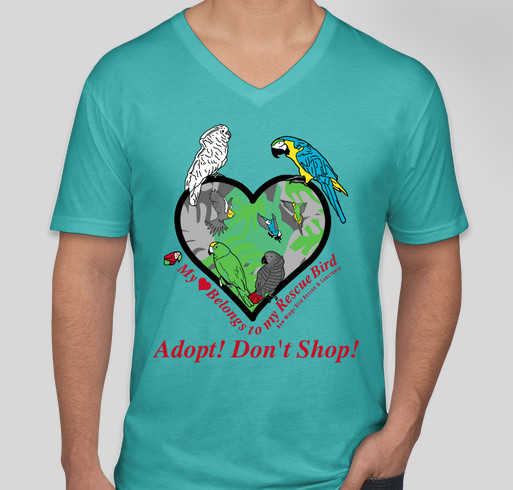 New Wings Bird Rescue and Sanctuary Fundraiser - unisex shirt design - front
