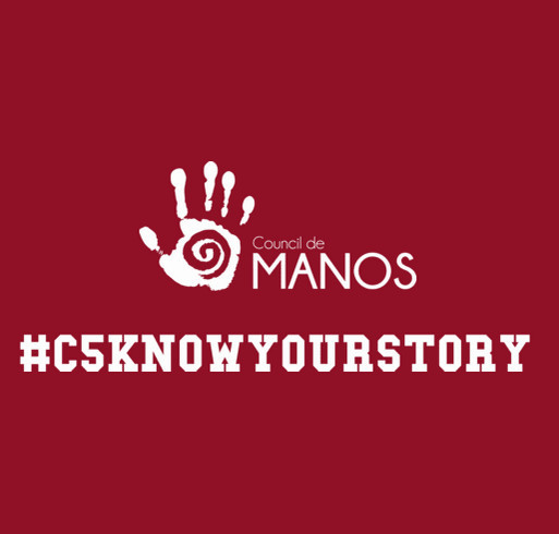 #C5KnowYourStory shirt design - zoomed