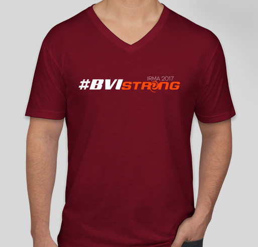 Hurricane Irma appeal - #BVISTRONG Fundraiser - unisex shirt design - front