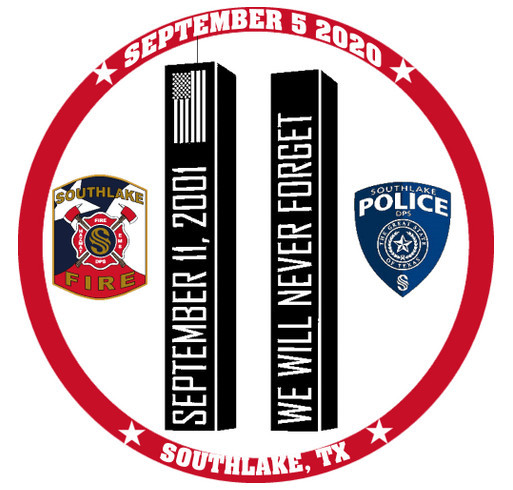 Southlake Fire and Police September 11 Stair Climb Shirt shirt design - zoomed