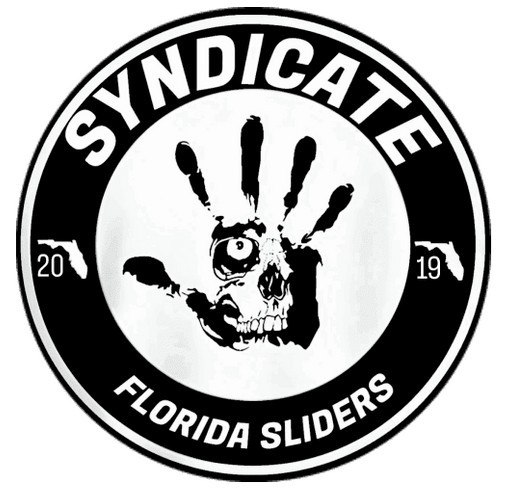 Slider’s Syndicate Apparel shirt design - zoomed