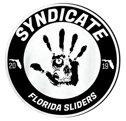 Slider’s Syndicate Apparel shirt design - zoomed