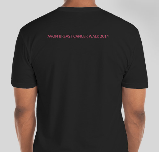 Lady Ta Tas Avon Breast Cancer Walk Fundraiser - unisex shirt design - back