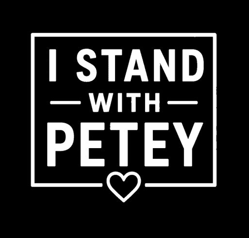 I Stand With Petey shirt design - zoomed