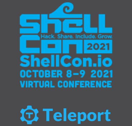 ShellCon 2021 shirt design - zoomed