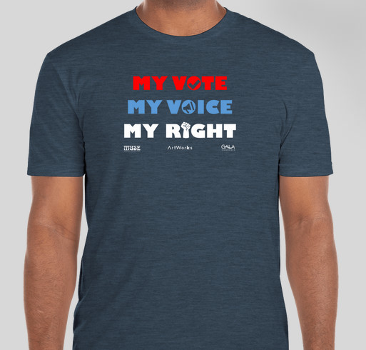 Declare Your Right to Vote in 2020! Fundraiser - unisex shirt design - front