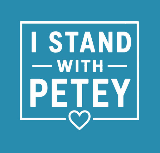 I Stand With Petey shirt design - zoomed