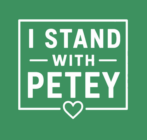 I Stand With Petey shirt design - zoomed